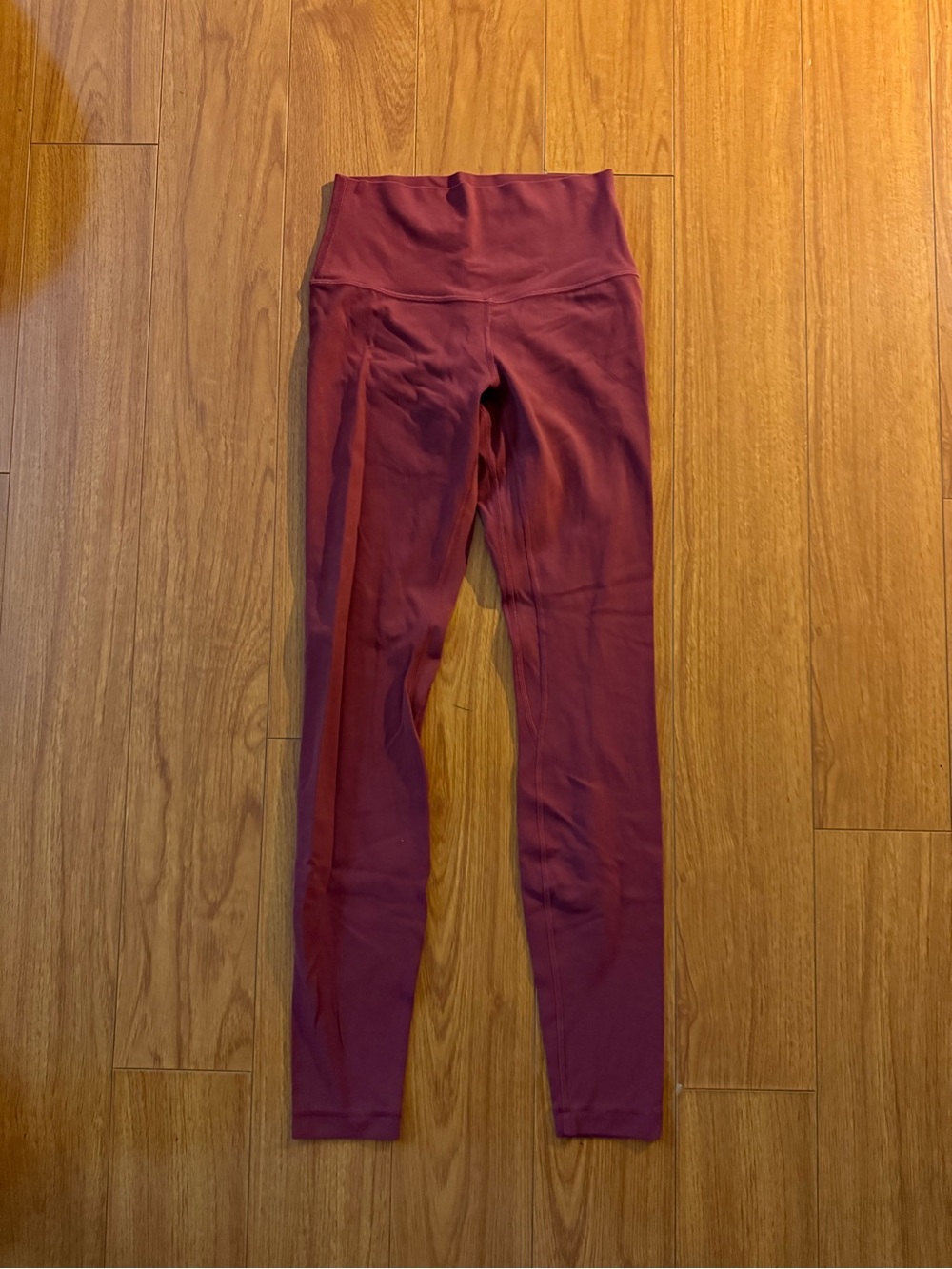 Lululemon High-Waist Leggings in Deep Burgundy